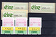 Irland Atm Ireland Frama Vignettes Distributeur  Mint Mnh Postfrisch  Please Look Scans 3 Sets 26,30,41 - Automatenmarken (Frama)