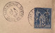 LIZY-SUR-OURCQ 1888 (73) Enveloppe Publicité FERRO-NICKEL FONDERIE Sage (lettre France Fer Mineraux Foundry Metal - 1877-1920: Semi Modern Period
