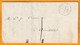 1844 - Petit Cachet Gignac Sur LAC De St André De Sangonis Vers 33 ANIANE, Hérault - Cursive Arrivée - 1801-1848: Precursors XIX