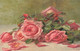 FLEURS  - Roses Signé - Haller, A.