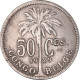 Monnaie, Congo Belge, Albert I, 50 Centimes, 1929, TTB, Cupro-nickel, KM:22 - 1910-1934: Albert I.
