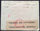 GRENOBLE GARE ISERE1943 CENSURE ITALIENNE ! >Genéve Suisse(lettre Italia Censura Schweiz France Pétain  Zensur Brief WW2 - 2. Weltkrieg 1939-1945