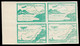 COLUMBIA 1920 AIRMAIL LUFTPOST 0,10C X 4 MNH Mi.11,12 SHEET MARGIN. CAT. €300 - Kolumbien