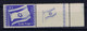 Israel: Mi  16 With Tab MNH/** Sans Charniere. Postfrisch 1949  Some Damage To The Last Blank Tab - Unused Stamps (with Tabs)