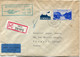 NORVEGE LETTRE RECOMMANDEE PAR AVION AVEC CACHET " LUFTPOSTRUTEN OSLO-BERGEN 1-6-1939 1ste TUR " DEPART OSLO 1-6-39..... - Briefe U. Dokumente