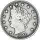 Monnaie, États-Unis, 5 Cents, 1911 - 1883-1913: Liberty