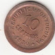 Cabo Verde, (24), 10 Centavos De Bronnze De 1930 Uncirculated, UNC - Cabo Verde