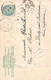 CPA Illustrateur Style Art Nouveau - Femme En Relief Couleur Vert D'eau Et Doré - Oblitéré A Eu En 1905 - Non Classificati
