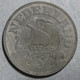 Pays Bas Occupation Allemande 25 Cents 1941 Wilhelmina, En Zinc , KM# 174 - 25 Centavos