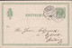 1911. DANMARK. BREVKORT 5 ØRE Frederik VIII  Cancelled VIUF 30.3.11 + EGTVED 1.4.11. - JF434677 - Storia Postale