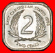 * GREAT BRITAIN (1981-2000): EAST CARIBBEAN STATES ★ 2 CENTS 1993 MINT LUSTRE QUADRANGULAR!★LOW START ★ NO RESERVE! - Caraibi Orientali (Stati Dei)