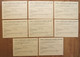 ● LOT De 8 Entiers Postaux - Bureau Commun Automobile - Demande Expertise BCA + Timbre 0.20F Saint Lô - Lots Et Collections : Entiers Et PAP