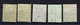 Italie. 1884-86. Timbres Pour Colis Postaux N° 1 à 5. Cote : 162.50 Euros - Postal Parcels