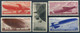 SOVIET UNION 1934 Airship Travel Propaganda ** / *..  Michel 483-87 - Unused Stamps
