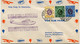 HONG KONG LETTRE PAR AVION  AVEC CACHET ILLUSTRE "HONG KONG TO HONOLULU RECEIVED-FIRST FLIGHT-F.A.M.14" DEPART HONG-KONG - Lettres & Documents