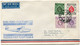 HONG KONG LETTRE PAR AVION  AVEC CACHET ILLUSTRE "HONG KONG TO SAN FRANCISCO RECEIVED-FIRST FLIGHT-F.A.M.14" DEPART ... - Covers & Documents