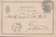 1905. DANMARK. BREVKORT 5 ØRE Christian IX Beautiful Card Cancelled MARIAGER 20.12.05 And At Arrival HADSU... - JF434836 - Lettres & Documents