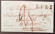 1832 FRANCE PAR MONS Marque D’ échange Lettre BETHUNE 61 NORD>Grand Hornu Belgique (L.F.R.1 Belgium Cover Prephilatelie - 1801-1848: Precursors XIX