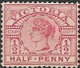 VICTORIA 1886 Queen Victoria - ½d. - Carmine-rose MNG - Nuovi