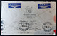 ENVELOPPE DOCUMENT PHILATELIQUE -OFFICIAL COVER 1957-KING GEORGE V MEMORIAL-PAR AVION POUR MADAGASCAR - Abarten Und Kuriositäten