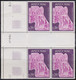 Andorre   .   Y&T   .     184/186  .  Blocs De 4   (3 Scans)    .    **   .    Neuf SANS Charniere    .     MNH - Unused Stamps