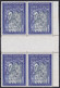 Andorre   .   Y&T   .   221/223    .    Blocs De 4  (3 Scans)   .    **   .    Neuf SANS Charniere    .     MNH - Unused Stamps