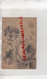 87- LIMOGES- CARTE PUB J. BOUCHET FILS CHAPELLERIE -CHAPEAUX 38 PLACE MOTHE-10 RUE PENNEVAIRE-TRES BEAU DASSIN CRAYON - Textile & Clothing