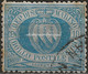 SM3aU - San Marino 1877/90, Sassone Nr. 3a, 10 Cent. Oltremare Chiaro - Gebruikt