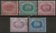 SM26-30U - San Marino 1894/99, Sassone Nr. 26-30, Serie Completa Di 5 Francobolli Usati - Used Stamps