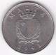 Malte 25 Cents 1991 , Cupronickel, KM# 97 - Malta