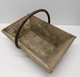 Delcampe - *TRES ANCIEN PANIER DE VENDANGE CEUILLETTE AU JARDIN BOIS POIGNEE CUIVRE  E - Art Populaire