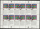 UNO Wien 1993 MiNr.150- 151 Zd-Bogensatz O Gestempelt Menschenrechte ( Dg 291)  Günstige Versandkosten - Gebraucht