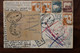 1940 Petah Tikva Haifa Lwow Ukraine CCCP LEVANT Censor Cover Palestine Palästina Israel Registered Recommandé Reco RRR - Palestina