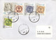 ROMANIA: OLD STAMPS Set On Circulated Cover - Registered Shipping! - Brieven En Documenten