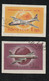 OPA105-11(2) - URSS 1958 - La SERIE Complète Non Dentelée  7 TIMBRES  N° PA 105 à 111 - Poste Aérienne - Aviation Civile - Usados