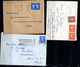 Great Britain 1940 And Up 5 Covers Used 14132 - Revenue Stamps