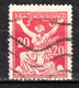 Tchécoslovaquie 1920 Mi 170 (Yv 160), Varieté -  Mains Blanches - Gants, Obliteré - Variedades Y Curiosidades