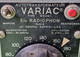 Ancien Appareil électrique VARIAC  Variateur De TENSION De 0 à 270 Volts 2 Ampères - Métal émaillé - Vers 1950 - Andere Geräte