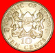 * GREAT BRITAIN (1969-1978): KENYA ★ 10 CENTS 1971 UNC MINT LUSTRE!★LOW START ★ NO RESERVE! - Kenya