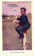PC LAWSON WOOD, ARTIST SIGNED, THE MEASURED MILE, Vintage Postcard (b35442) - Wood, Lawson