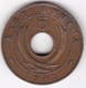 East Africa 5 Cents 1941 I Mumbai,  George VI, En Bronze , KM# 25 - Britische Kolonie