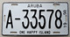 Plaque D'immatriculation - Aruba - 1998 - - Number Plates