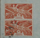 ¤ 21 INDOCHINE   BELLE LETTRE 1947 SAIGON  A BORDEAUX FRANCE  + PAIRE DE 80CTS + AFFR.INTERESSANT - Aéreo