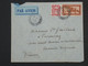 ¤ 21 INDOCHINE  BELLE LETTRE 1937 PHNOMPEN  A PARENCAY  FRANCE  +AEROPHILATELIE + AFFR.INTERESSANT - Aéreo