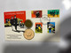 (2 M 27) Australia - $ 1.00 Coin - 2001 Int. Year Of Volunteer On 1980 Community Welfare FDC Cover - Dollar