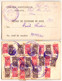 UNIUNEA SINDICATELOR Din ÎNVATAMÂNT / CIUC - TICHET DE COTIZARE / ANUL 1950 - 22 TIMBRE C.G.M. - CINDERELLA (ak797) - Revenue Stamps