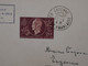 ¤ 21 GUYANNE   FRANCE   BELLE LETTRE FDC 1945  CAYENNE A ININI ++++ AFFRANCH.  PLAISANT - Lettres & Documents