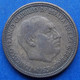SPAIN - 2.50 Pesetas 1953 *54 KM# 785 Francisco Franco (1936-1975) - Edelweiss Coins - Otros & Sin Clasificación