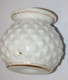 Delcampe - *BEL ANCIEN ENCRIER CERAMIQUE FORME ANANAS BLANC & Dorures COLLECTION XIXe   E - Inkwells