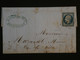 M 31  FRANCE  BELLE  LETTRE 1853  MONTPELLIER A  MAZAMET   +NAPOLEON 15C N°10  +  +AFFRANCH. - 1852 Louis-Napoléon